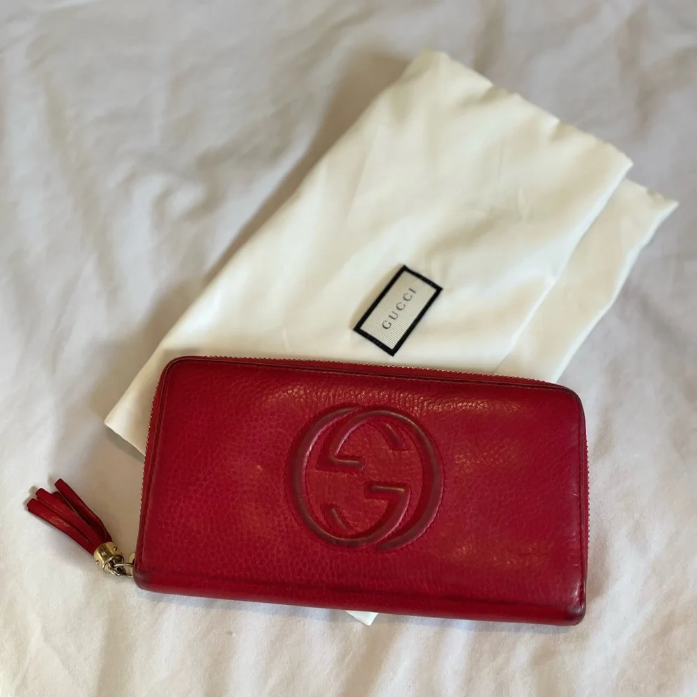 Gucci leather wallet - Picture 1 of 5